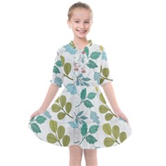 Leaf Pattern  Kids  All Frills Chiffon Dress by Safari