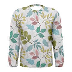 Leaf Seamless Pattern  Men s Long Sleeve T-shirt