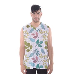 Leaf Seamless Pattern  Men s Basketball Tank Top