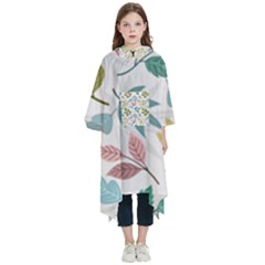 Leaf Seamless Pattern  Kids  Hooded Rain Ponchos by Safari