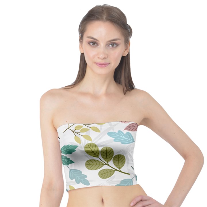 Leaf seamless pattern  Tube Top