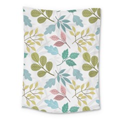 Leaf Seamless Pattern  Medium Tapestry