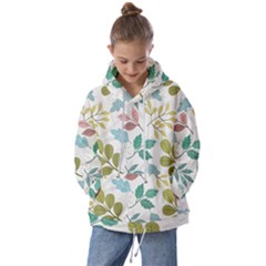 Leaf Seamless Pattern  Kids  Oversized Hoodie