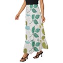 Leaf seamless pattern  Tiered Ruffle Maxi Skirt View2