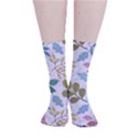 Leaf seamless pattern  Smooth Crew Length Tube Socks View1