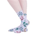 Leaf seamless pattern  Smooth Crew Length Tube Socks View2