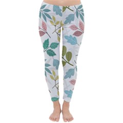 Leaf Seamless Pattern  Classic Winter Leggings