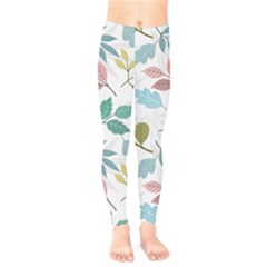 Leaf Seamless Pattern  Kids  Classic Winter Leggings