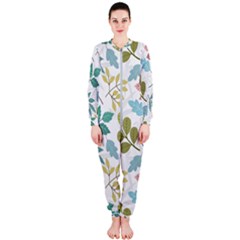 Leaf Seamless Pattern  Onepiece Jumpsuit (ladies)