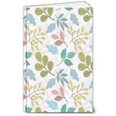 Leaf Seamless Pattern  8  X 10  Softcover Notebook