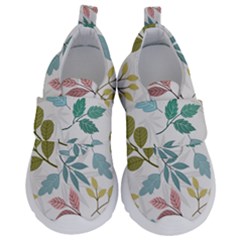 Leaf Seamless Pattern  Kids  Velcro No Lace Shoes by Safari