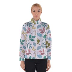 Leaf Seamless Pattern  Women s Bomber Jacket