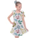 Leaf seamless pattern  Kids  Tie Up Tunic Dress View1