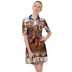 34054 Mirror6 Belted Shirt Dress