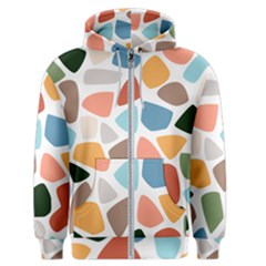 Shapes Seamless Pattern Men s Zipper Hoodie