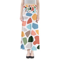 Shapes Seamless Pattern Full Length Maxi Skirt by Safari