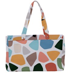 Shapes Seamless Pattern Canvas Work Bag