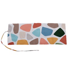 Shapes Seamless Pattern Roll Up Canvas Pencil Holder (s) by Safari