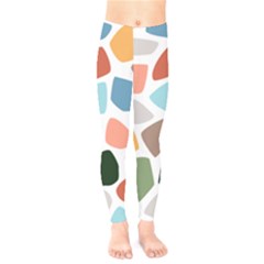 Shapes Seamless Pattern Kids  Classic Winter Leggings