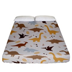 Seamless Dino Pattern Fitted Sheet (california King Size) by Safari