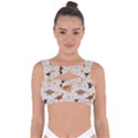 Seamless Dino Pattern Bandaged Up Bikini Top View1