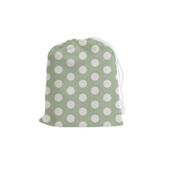 Polk Dots Seamless Pattern Drawstring Pouch (medium)