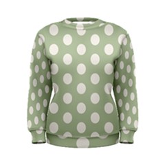 Polk Dots Seamless Pattern Women s Sweatshirt