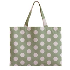 Polk Dots Seamless Pattern Zipper Mini Tote Bag by Safari