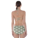 Polk Dots Seamless Pattern Cut-Out One Piece Swimsuit View2