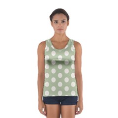 Polk Dots Seamless Pattern Sport Tank Top  by Safari