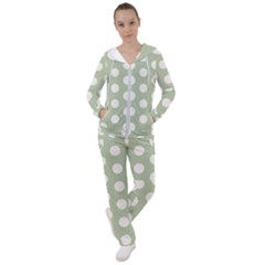 Polk Dots Seamless Pattern Women s Tracksuit by Safari