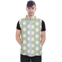 Polk Dots Seamless Pattern Men s Puffer Vest