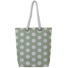 Polk Dots Seamless Pattern Full Print Rope Handle Tote (small) by Safari