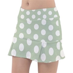 Polk Dots Seamless Pattern Classic Tennis Skirt by Safari