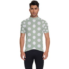 Polk Dots Seamless Pattern Men s Short Sleeve Cycling Jersey by Safari