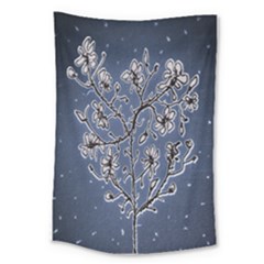 Nature Charm Drawing  Large Tapestry