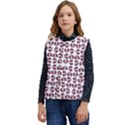 Bk Love In Pieces Print Pattern Design Kid s Button Up Puffer Vest	 View1