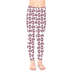 Love In Pieces Print Pattern Design Kids  Leggings