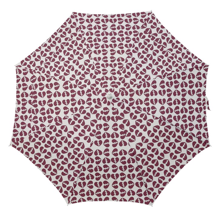 Love In Pieces Print Pattern Design Straight Umbrellas