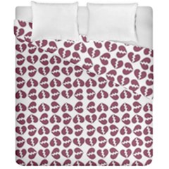 Love In Pieces Print Pattern Design Duvet Cover Double Side (california King Size)