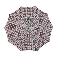 Love In Pieces Print Pattern Design Automatic Folding Umbrella With Case (large) by dflcprintsclothing