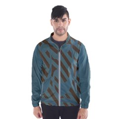 Earthbound Geometry Print Men s Windbreaker