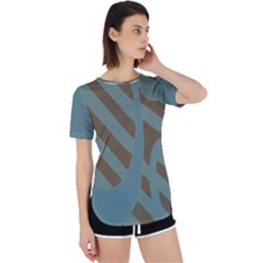 Earthbound Geometry Print Perpetual Short Sleeve T-shirt