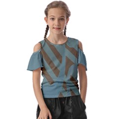 Earthbound Geometry Print Kids  Butterfly Cutout T-shirt by dflcprintsclothing