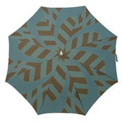 Earthbound Geometry Print Straight Umbrellas by dflcprintsclothing