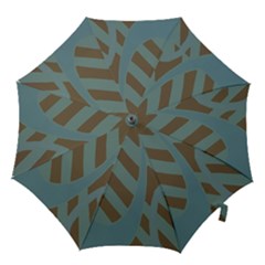 Earthbound Geometry Print Hook Handle Umbrellas (small) by dflcprintsclothing