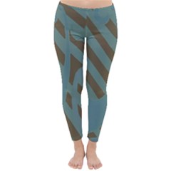 Earthbound Geometry Print Classic Winter Leggings