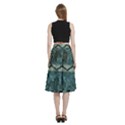 Holmes Christmas Jumper On Blueish Acrylic A-Line Full Circle Midi Skirt With Pocket View4