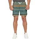 Holmes Christmas Jumper On Blueish Acrylic Men s Runner Shorts View1