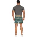 Holmes Christmas Jumper On Blueish Acrylic Men s Runner Shorts View4